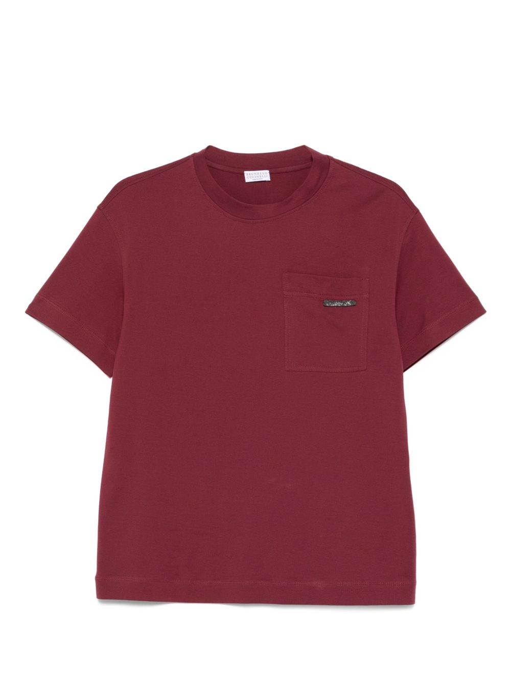 Brunello Cucinelli T-shirts and Polos Red Brunello Cucinelli