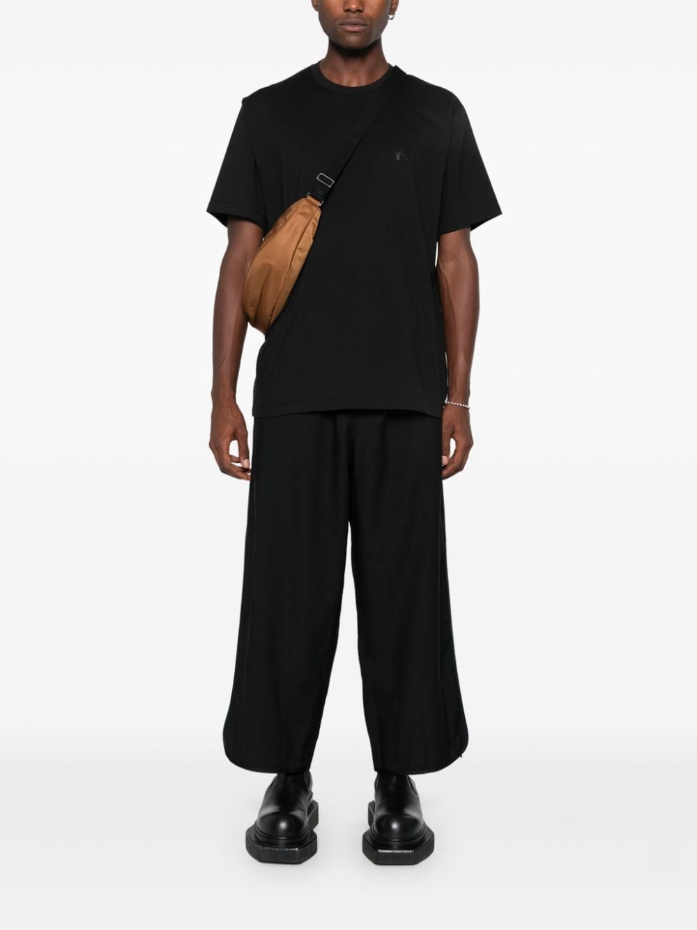 Y-3 T-shirts and Polos Black Y-3 