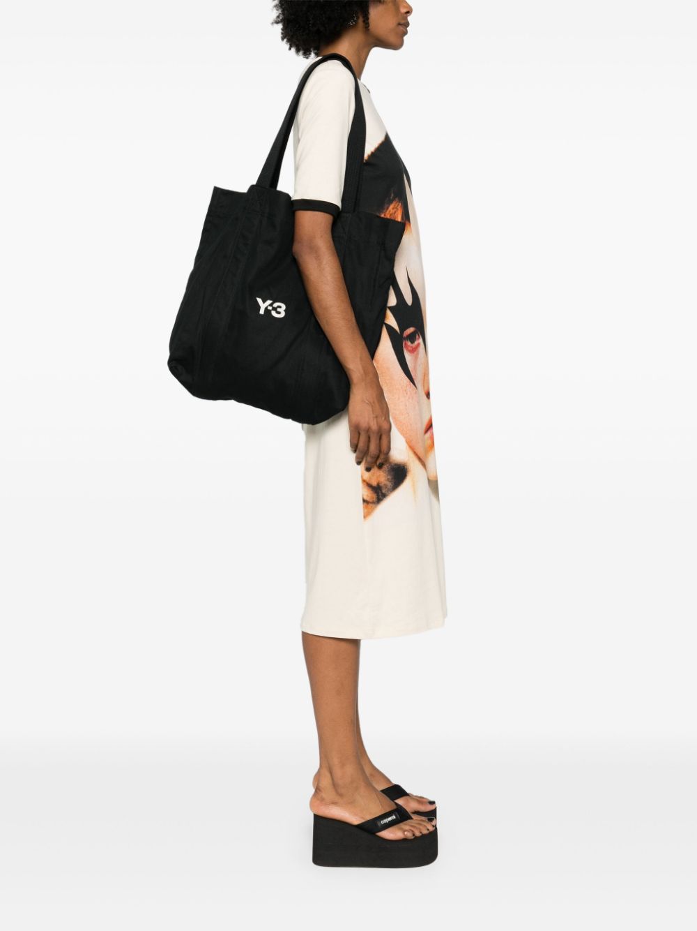 Y-3 Cotton tote bag Y-3 