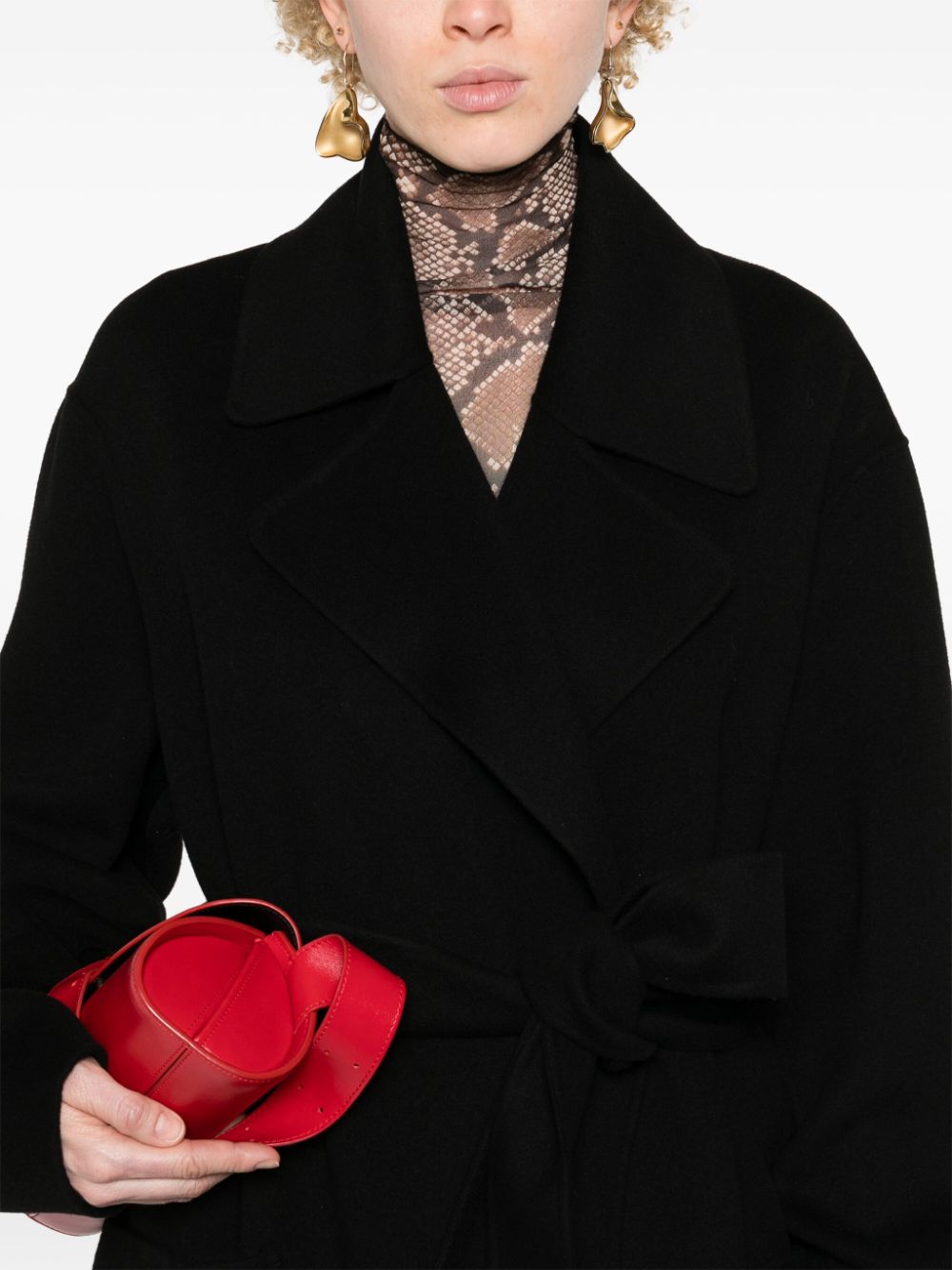SPORTMAX PRE Coats Black SPORTMAX PRE