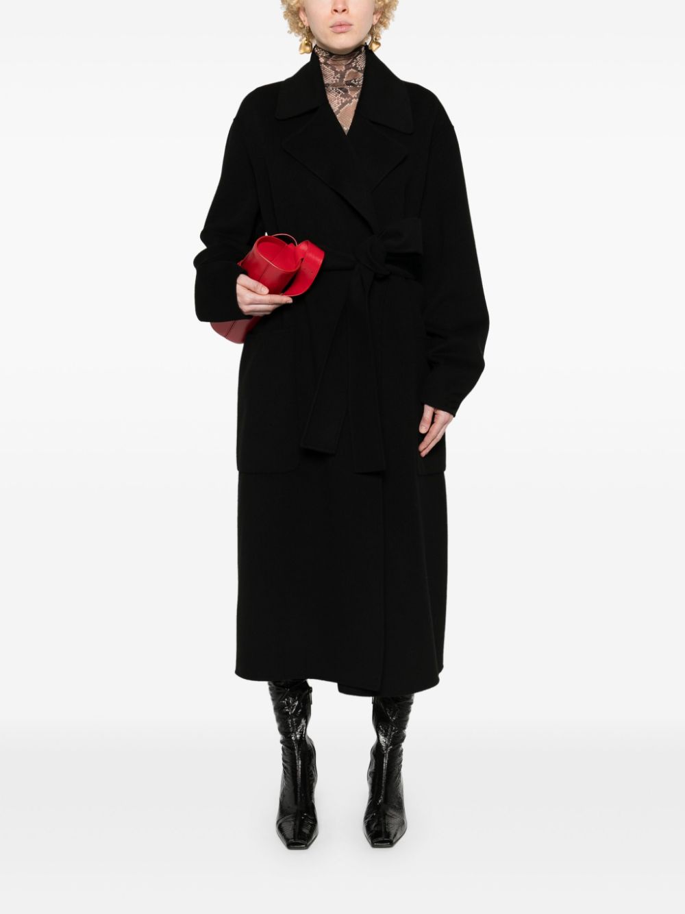 SPORTMAX PRE Coats Black SPORTMAX PRE