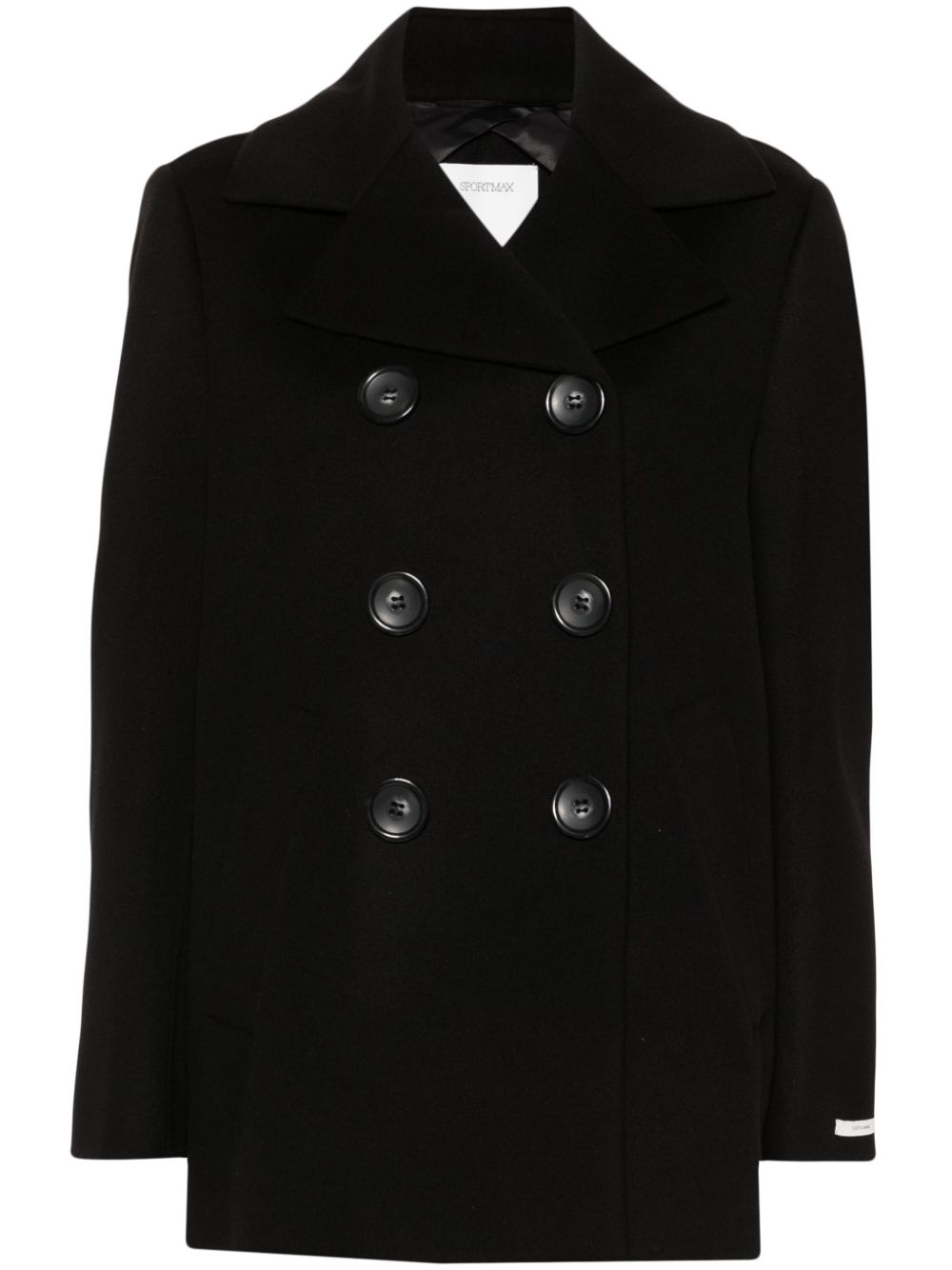 SPORTMAX PRE Coats Black SPORTMAX PRE