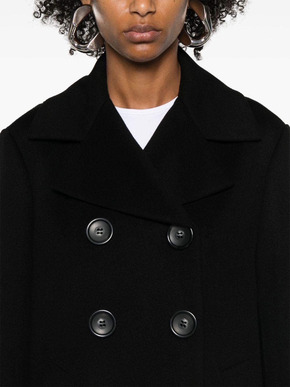 SPORTMAX PRE Coats Black SPORTMAX PRE
