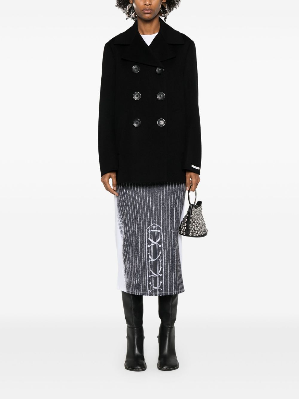 SPORTMAX PRE Coats Black SPORTMAX PRE