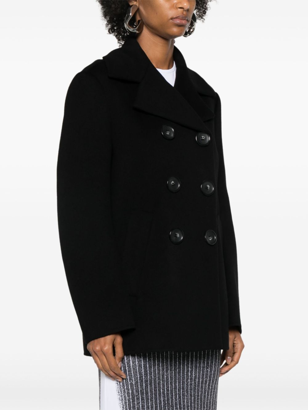 SPORTMAX PRE Coats Black SPORTMAX PRE