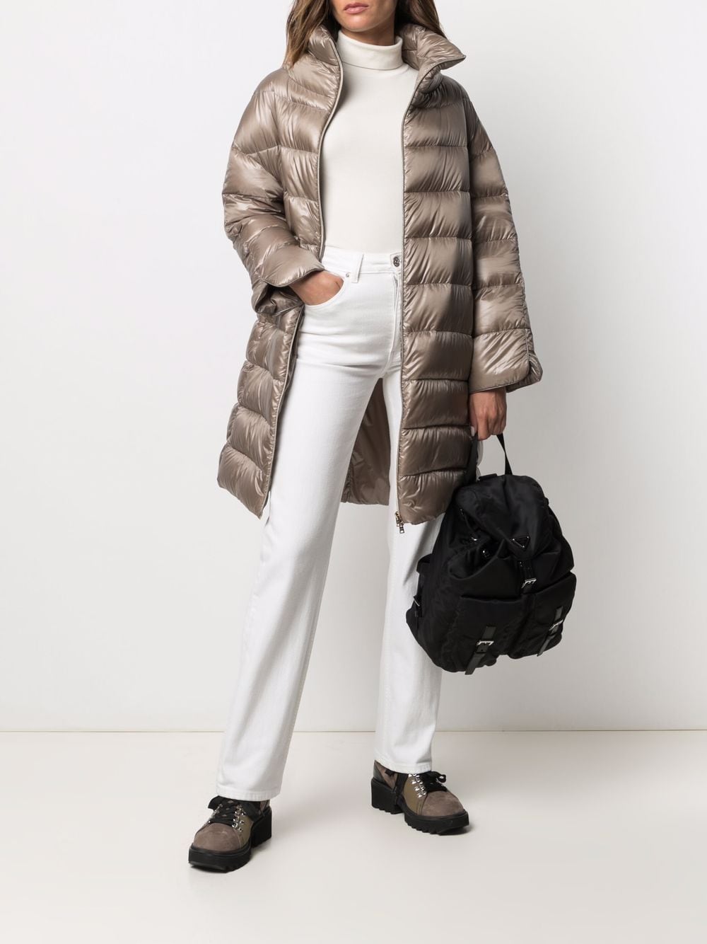 Herno Coats Dove Grey Herno