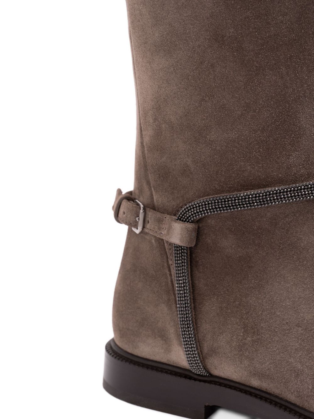 Brunello Cucinelli Suede buckled boots Brunello Cucinelli
