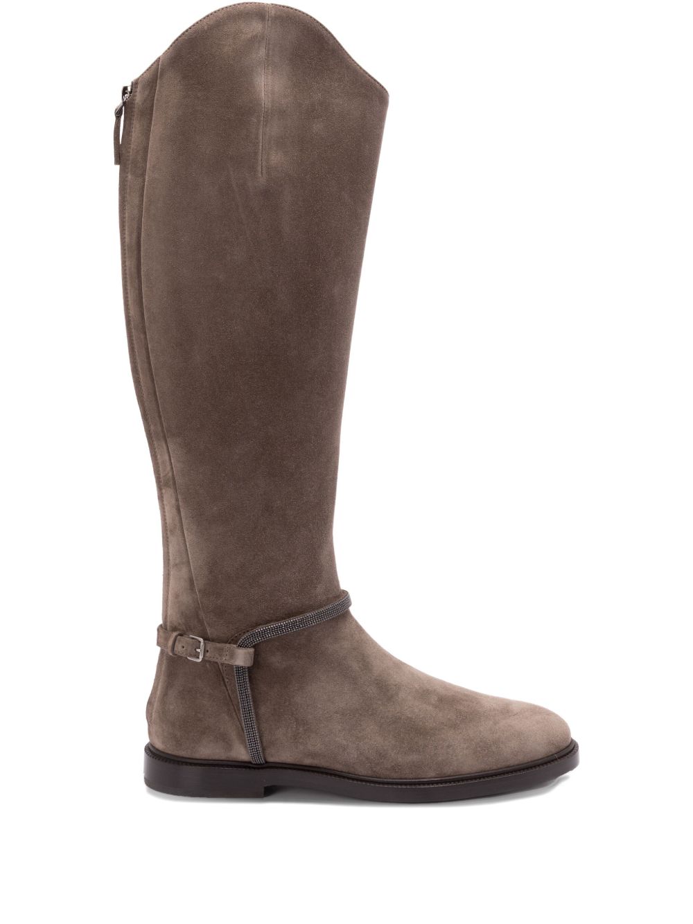 Brunello Cucinelli Suede buckled boots Brunello Cucinelli