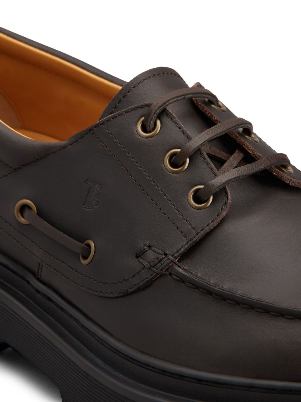 Tod's leather boat shoes Tod'S