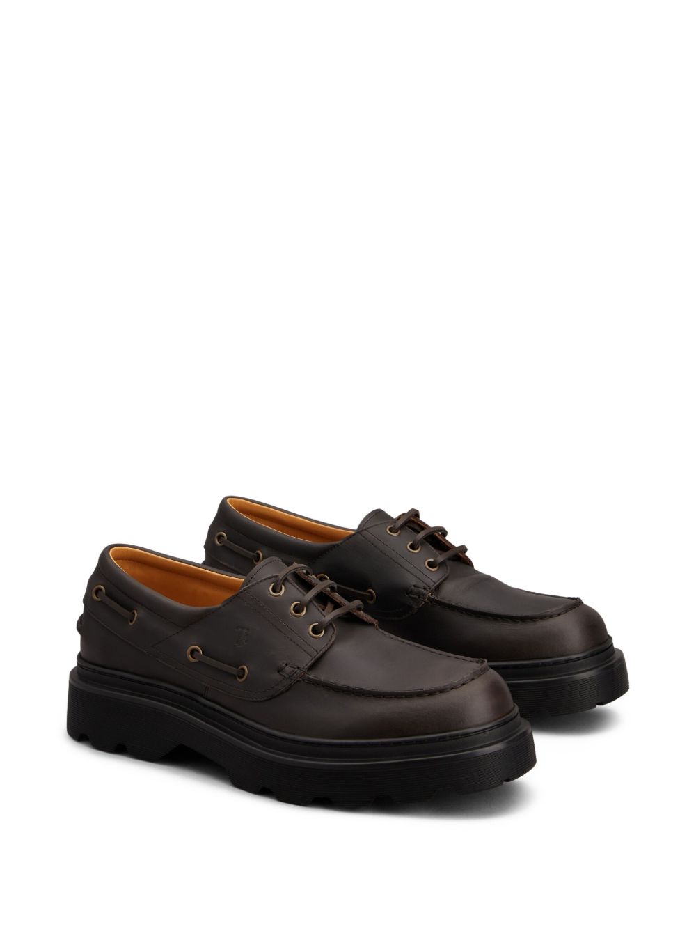 Tod's leather boat shoes Tod'S