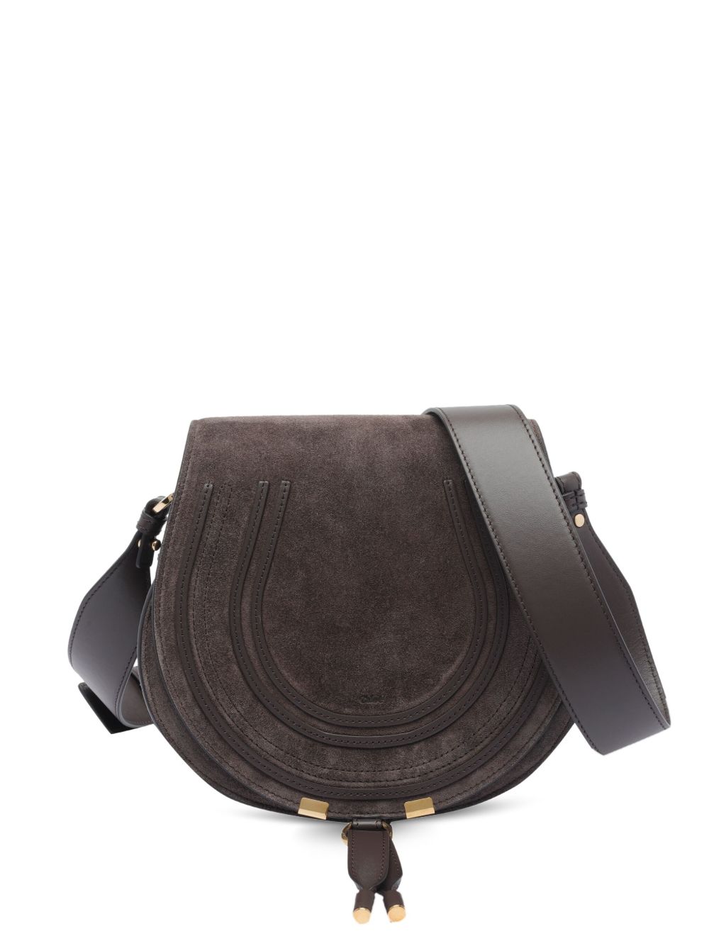Chloé Marcie saddle bag in suede leather Chloé