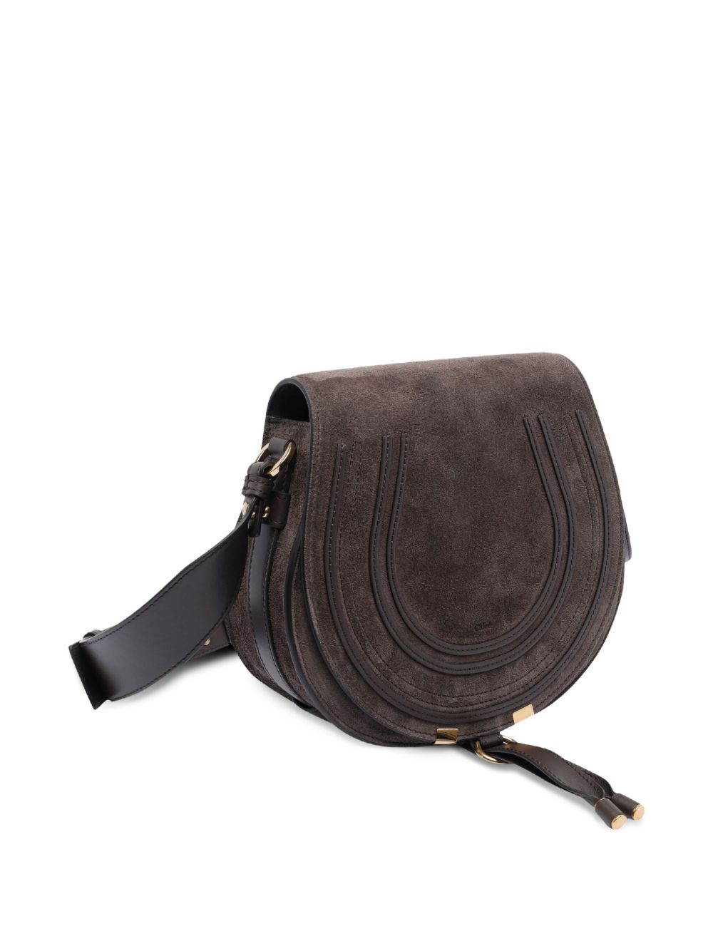Chloé Marcie saddle bag in suede leather Chloé