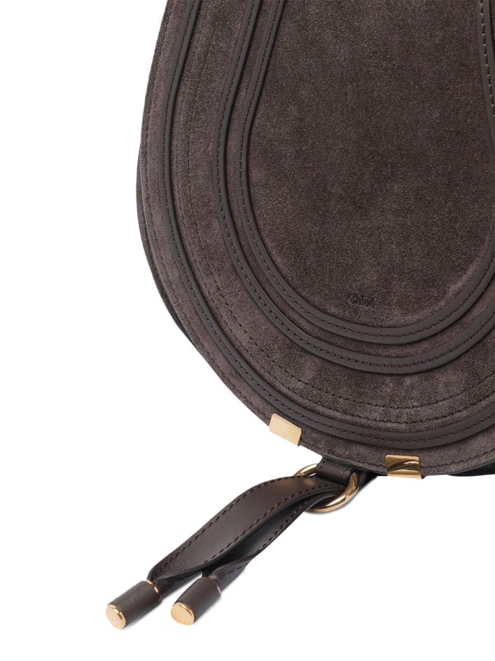Chloé Marcie saddle bag in suede leather Chloé