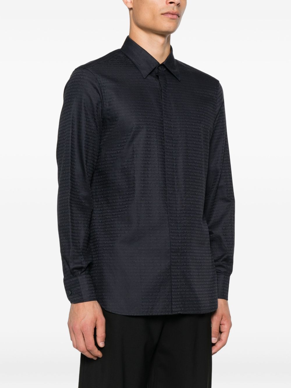 Emporio Armani Shirts Blue Emporio Armani 