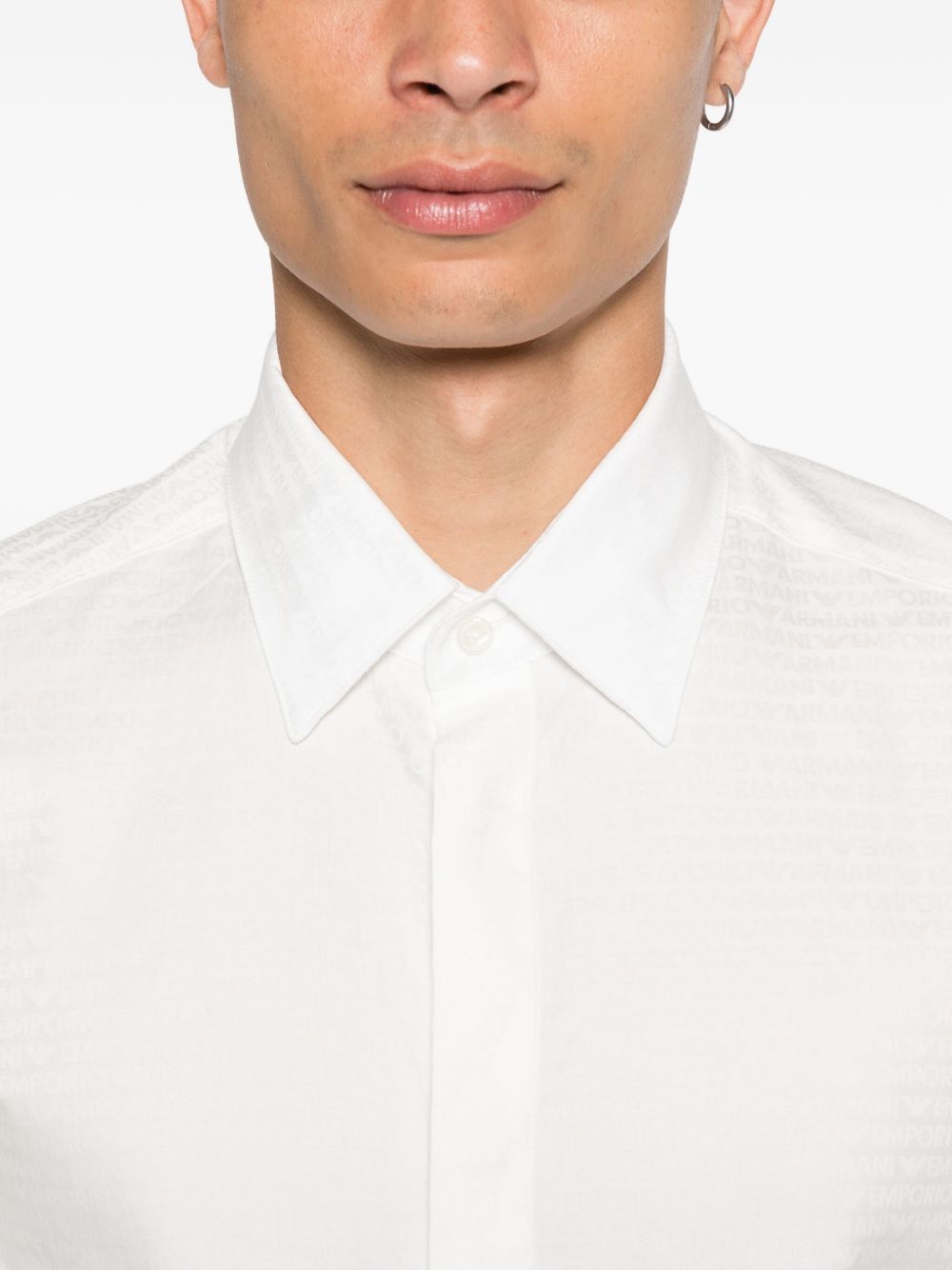 Emporio Armani Shirts White Emporio Armani 