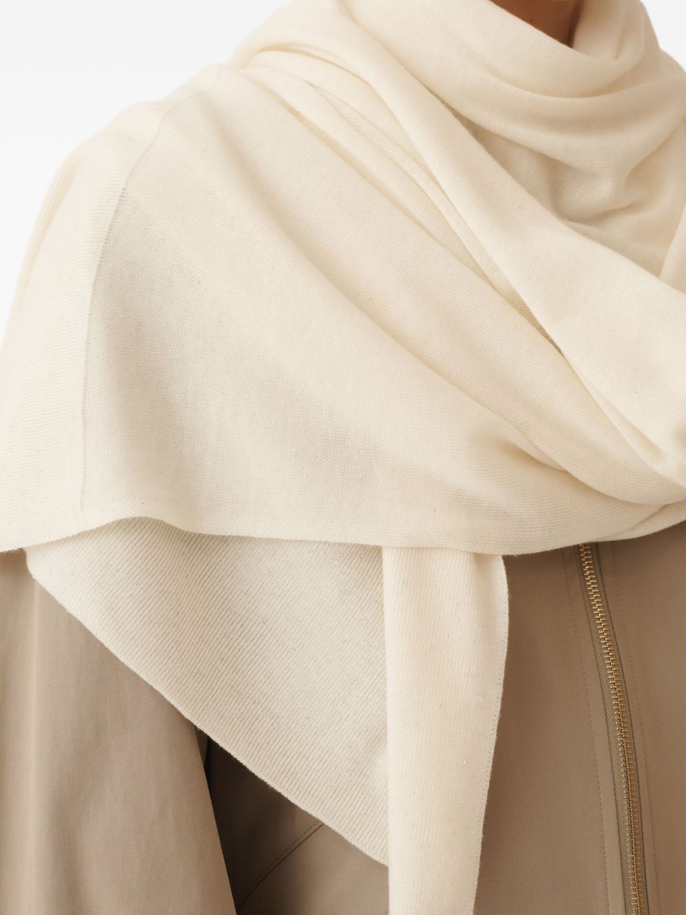 Fabiana Filippi ribbed knit scarf Fabiana Filippi