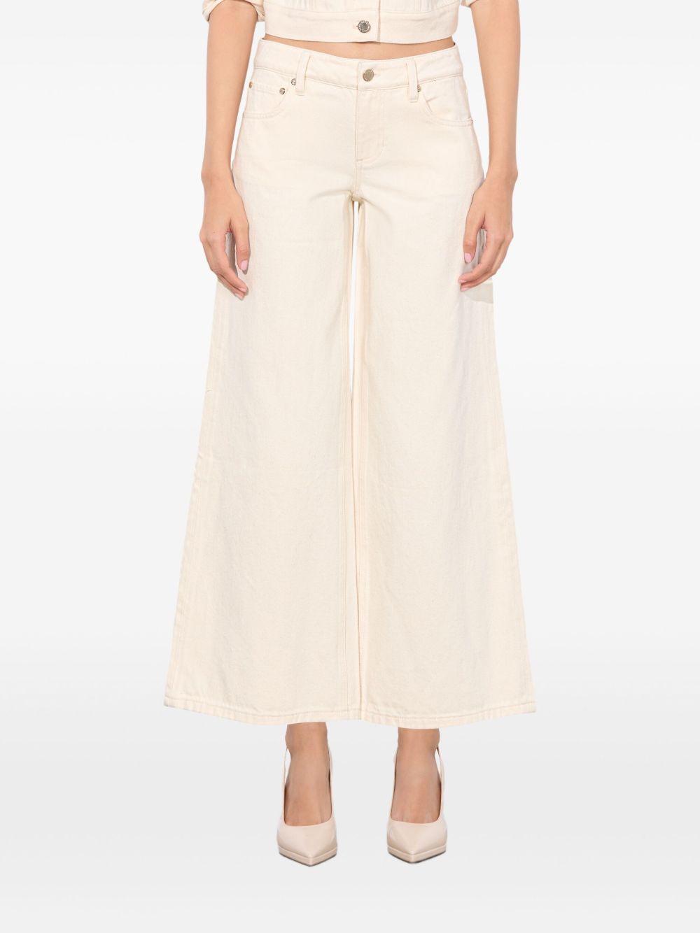 Alice + Olivia Trousers White Alice + Olivia