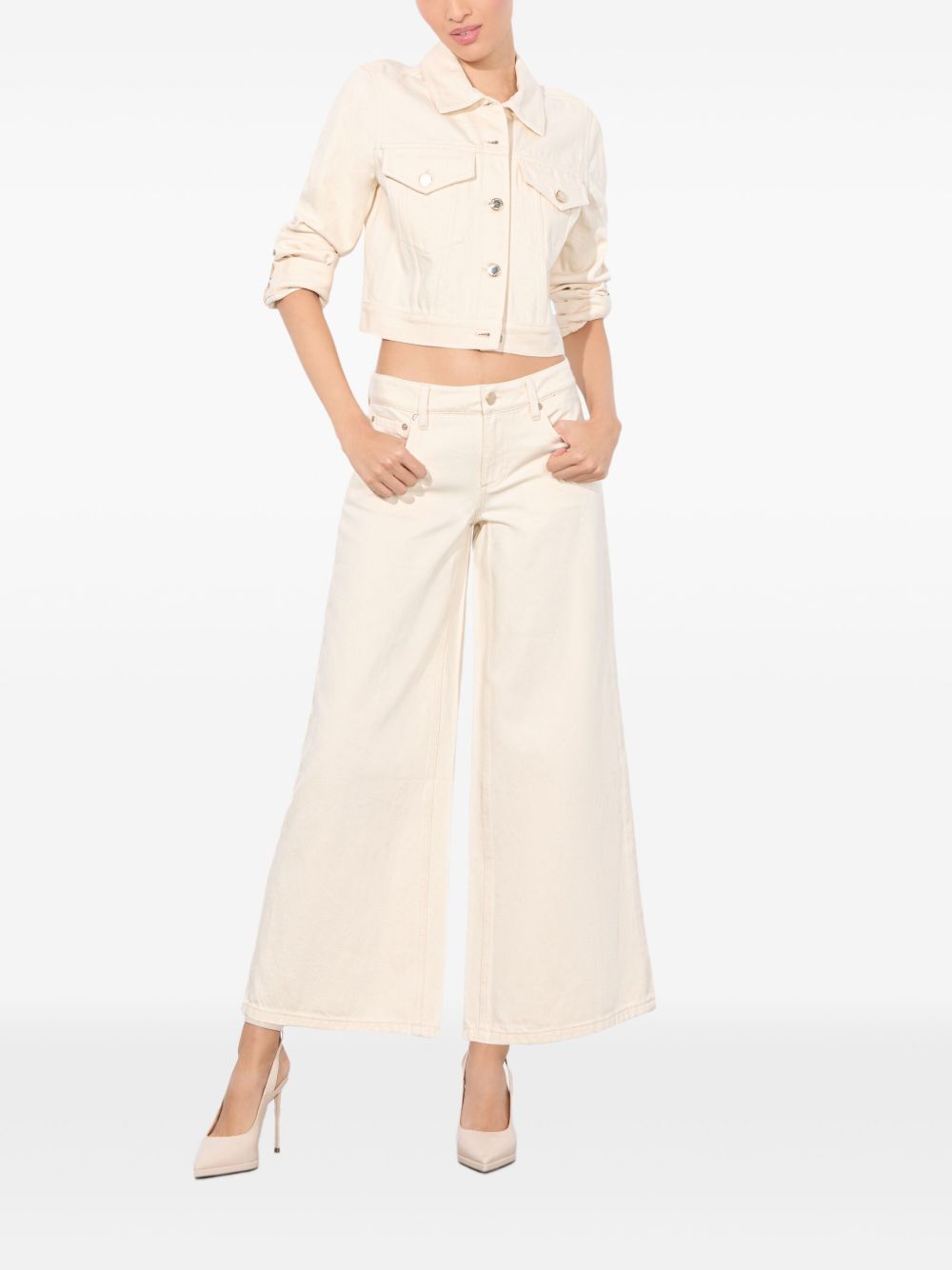 Alice + Olivia Trousers White Alice + Olivia