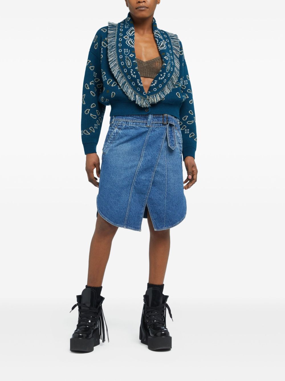 Alanui Sweaters Blue Alanui