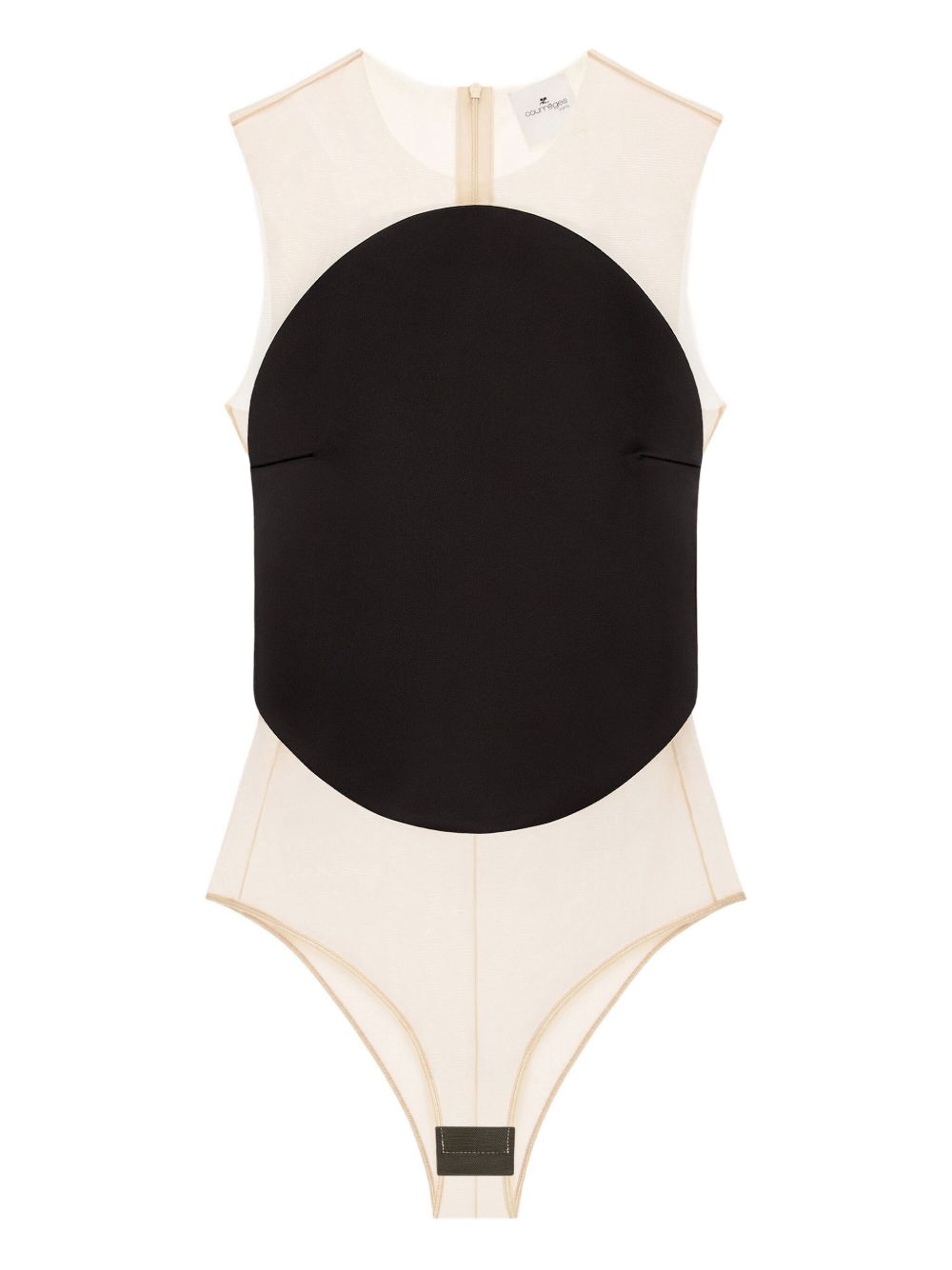 COURREGES PRE Top Black Courreges Pre