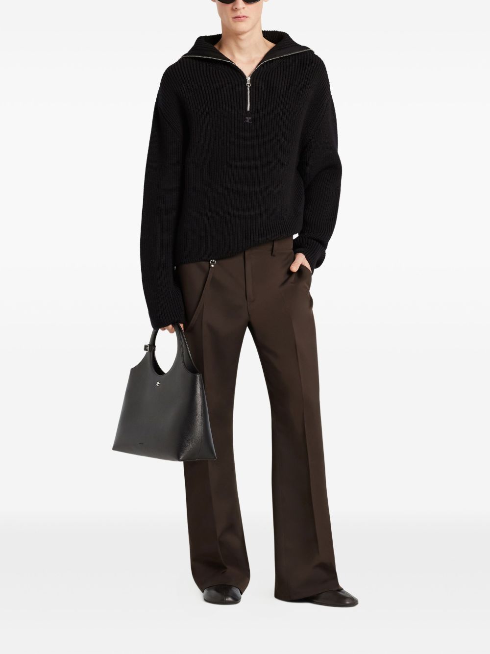 COURREGES PRE Sweaters Black Courreges Pre