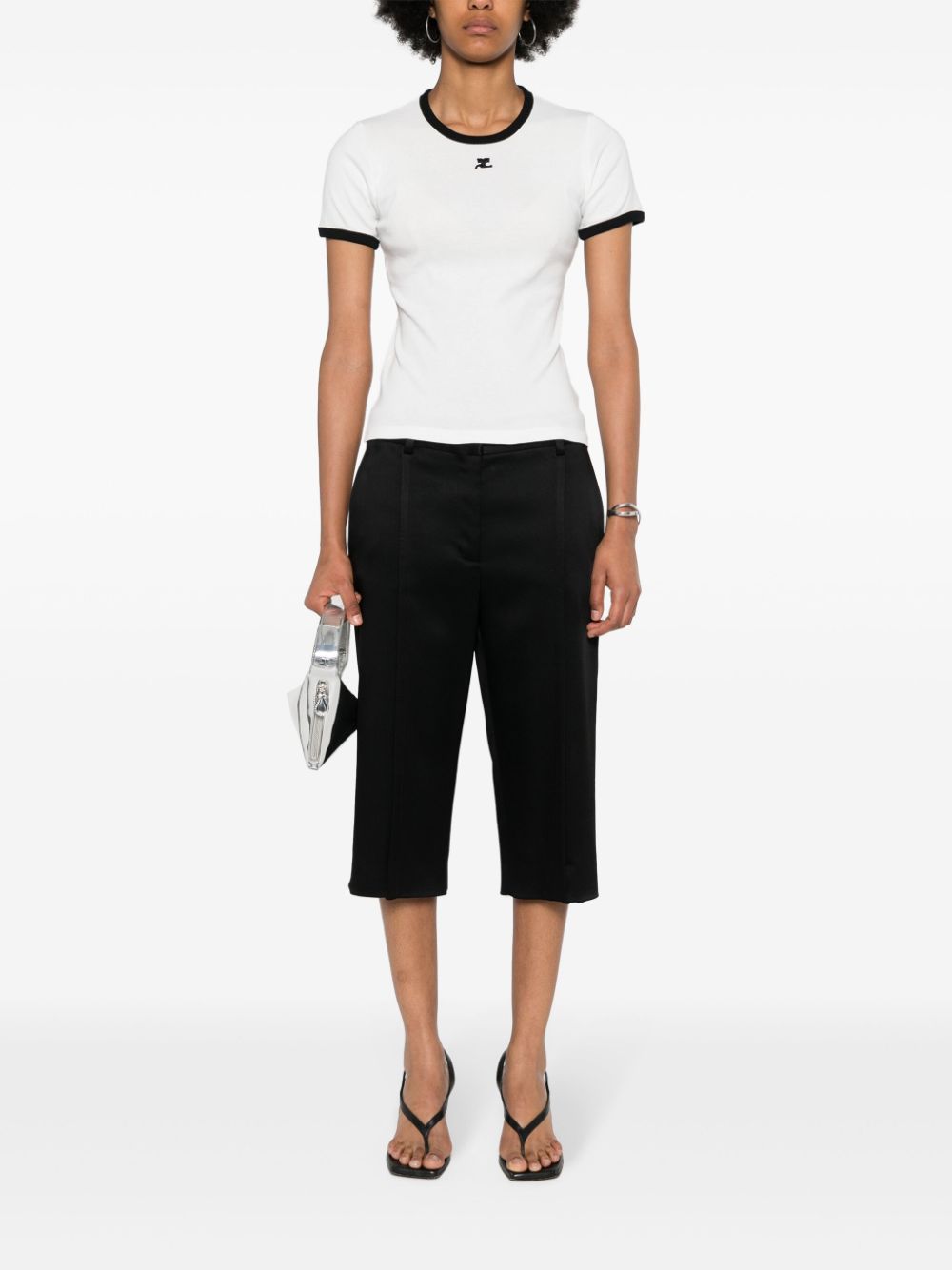 COURREGES PRE T-shirts and Polos White Courreges Pre
