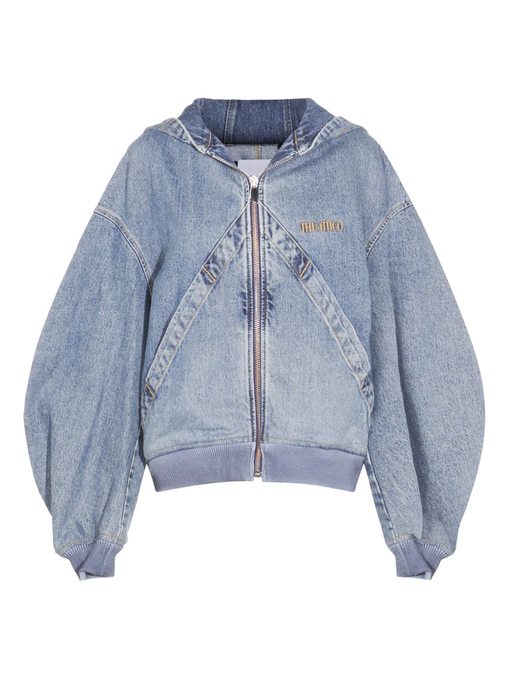 The Attico Coats Clear Blue The Attico