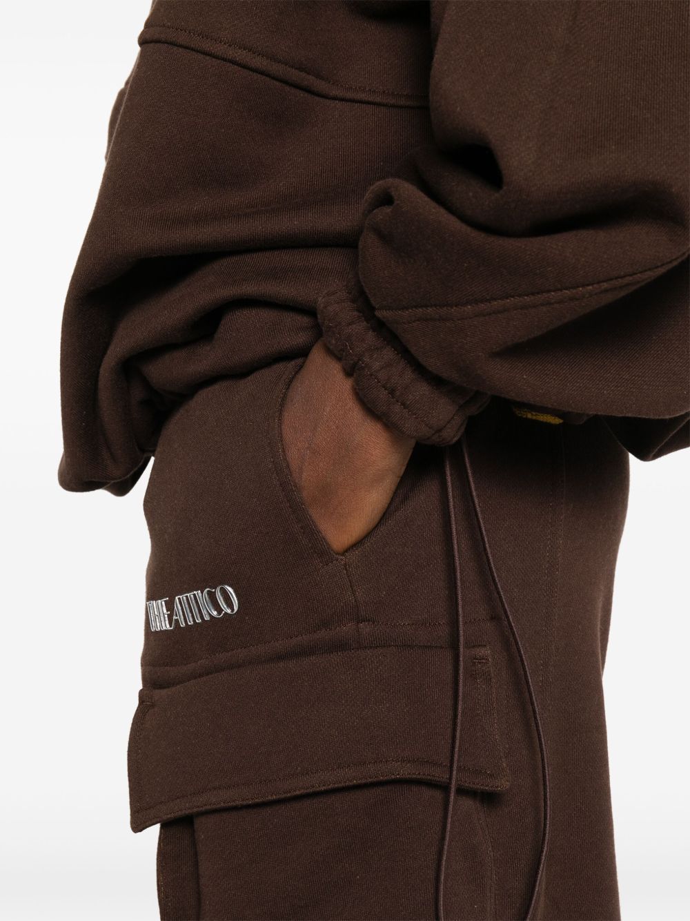 The Attico Trousers Brown The Attico
