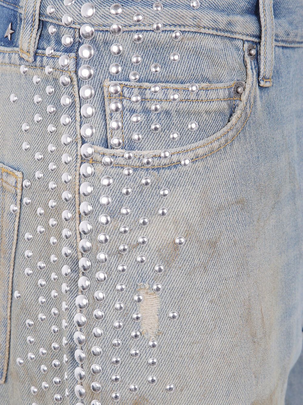 Golden Goose Jeans Clear Blue Golden Goose