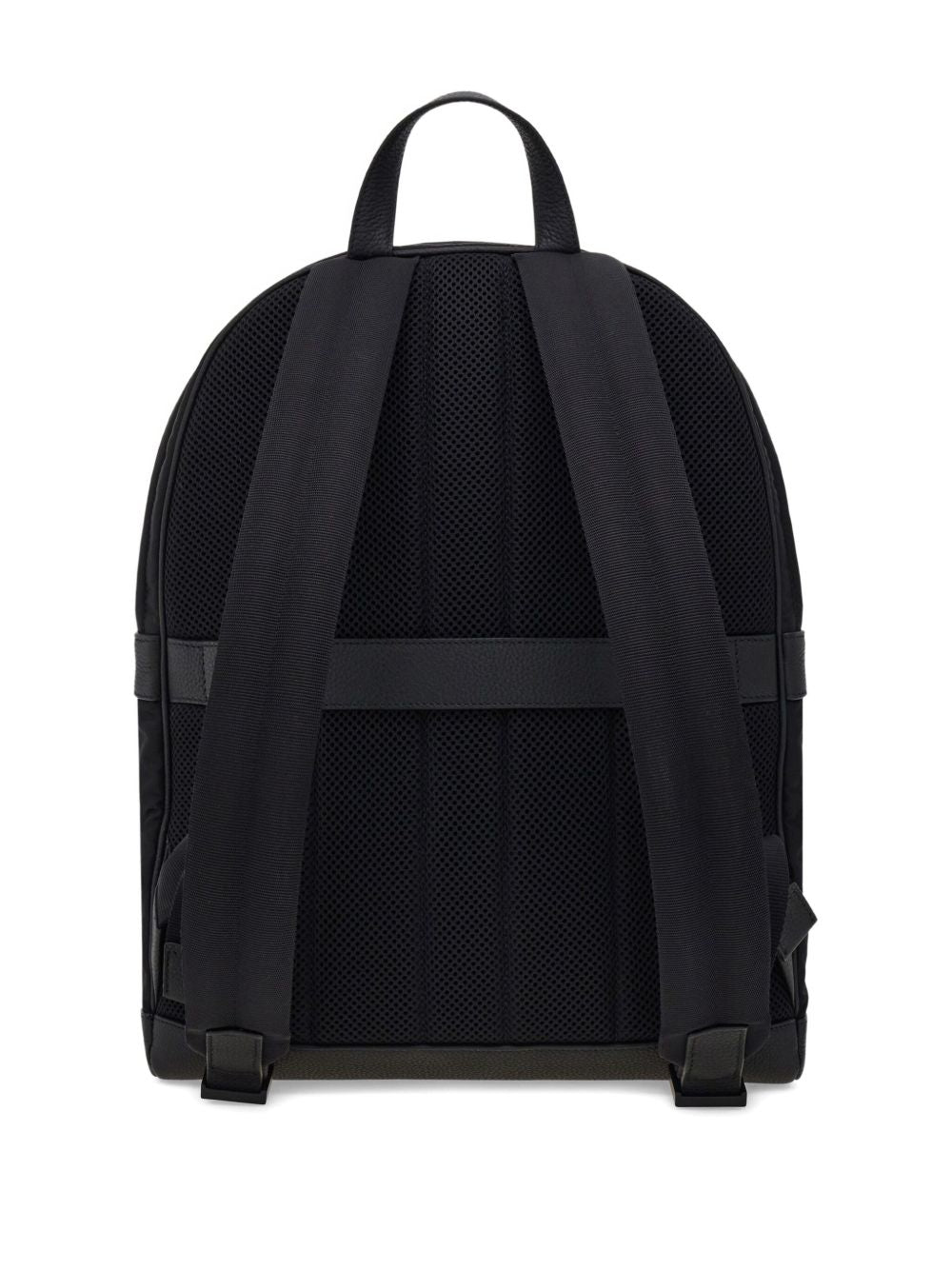 Ferragamo Men's Black Twins Nylon Backpack Ferragamo