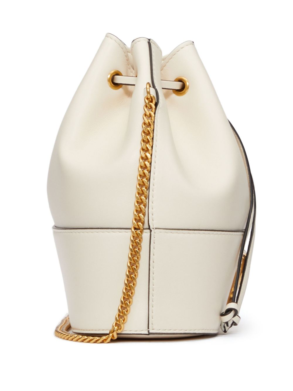 Valentino Garavani Mini Bucket Bag With Chain Vlogo Signature In Nappa Leather