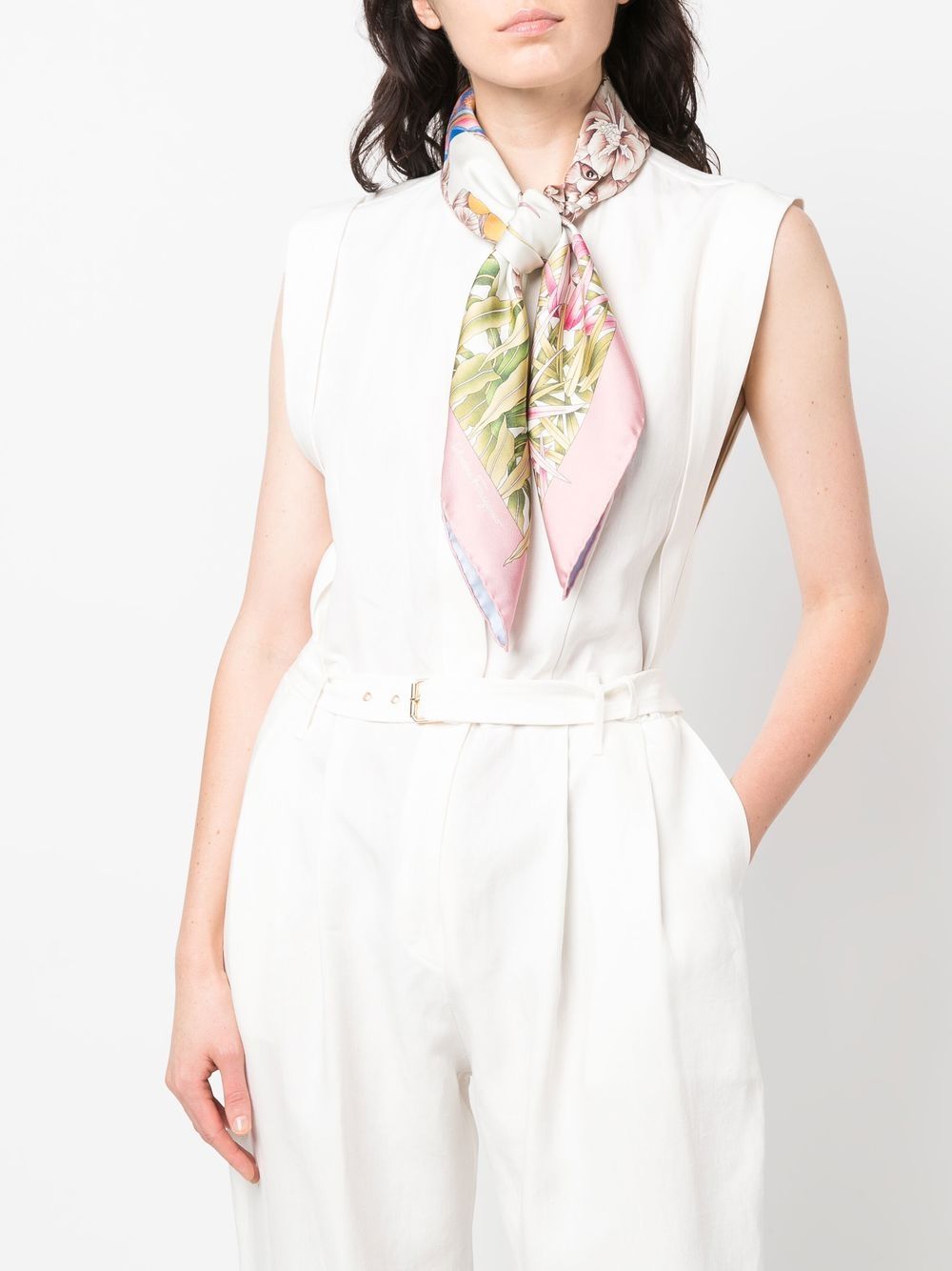 Ferragamo Printed silk scarf Ferragamo