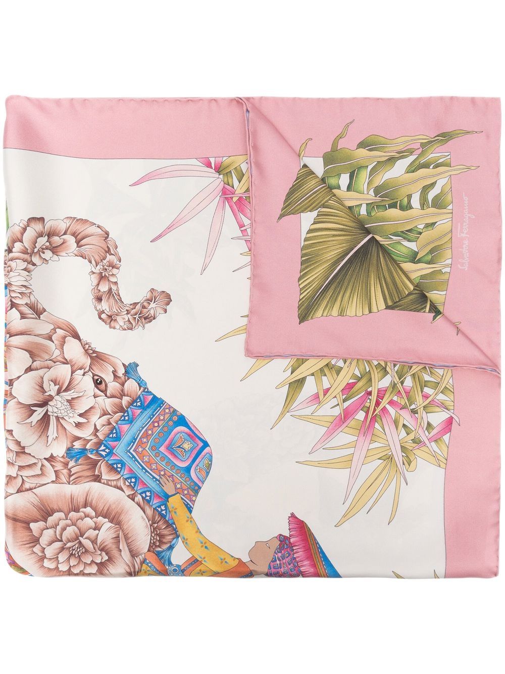 Ferragamo Printed silk scarf Ferragamo