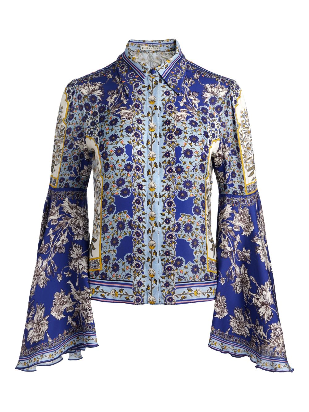 Alice + Olivia Shirts Purple Alice + Olivia