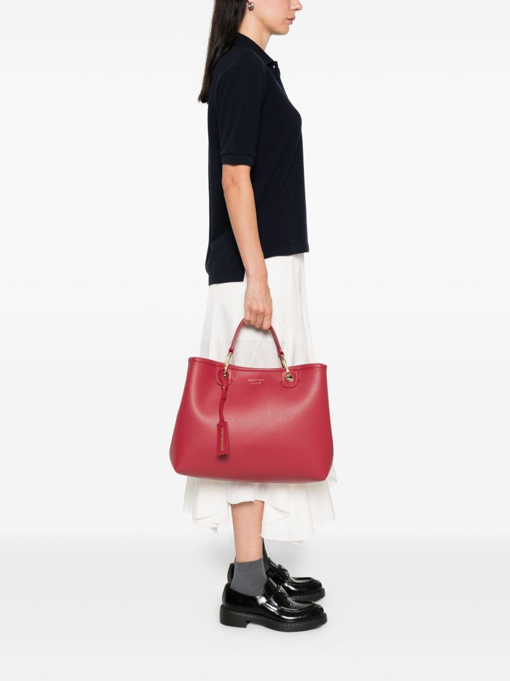 Emporio Armani MyEA medium shopper with deer print Emporio Armani 