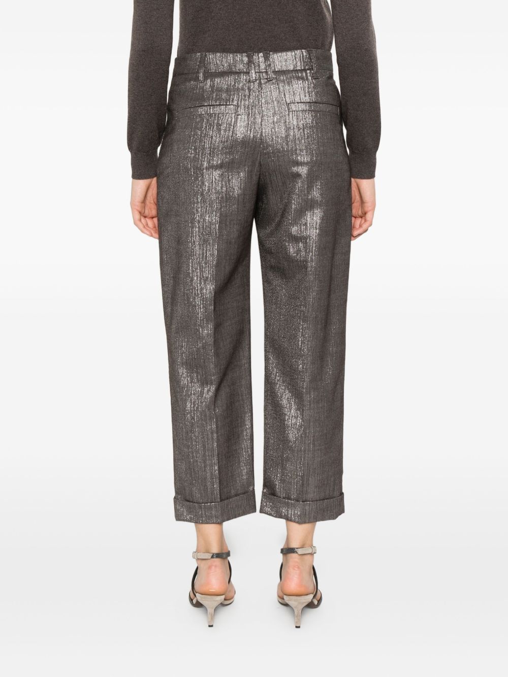 Brunello Cucinelli Trousers Silver Brunello Cucinelli