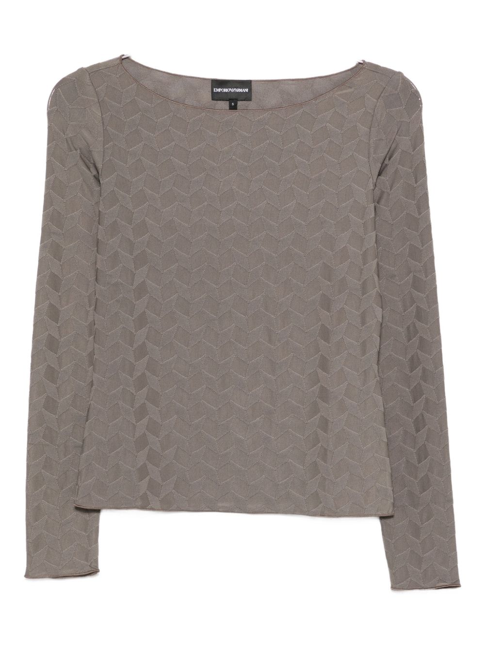 Emporio Armani Blouse with geometric pattern Emporio Armani