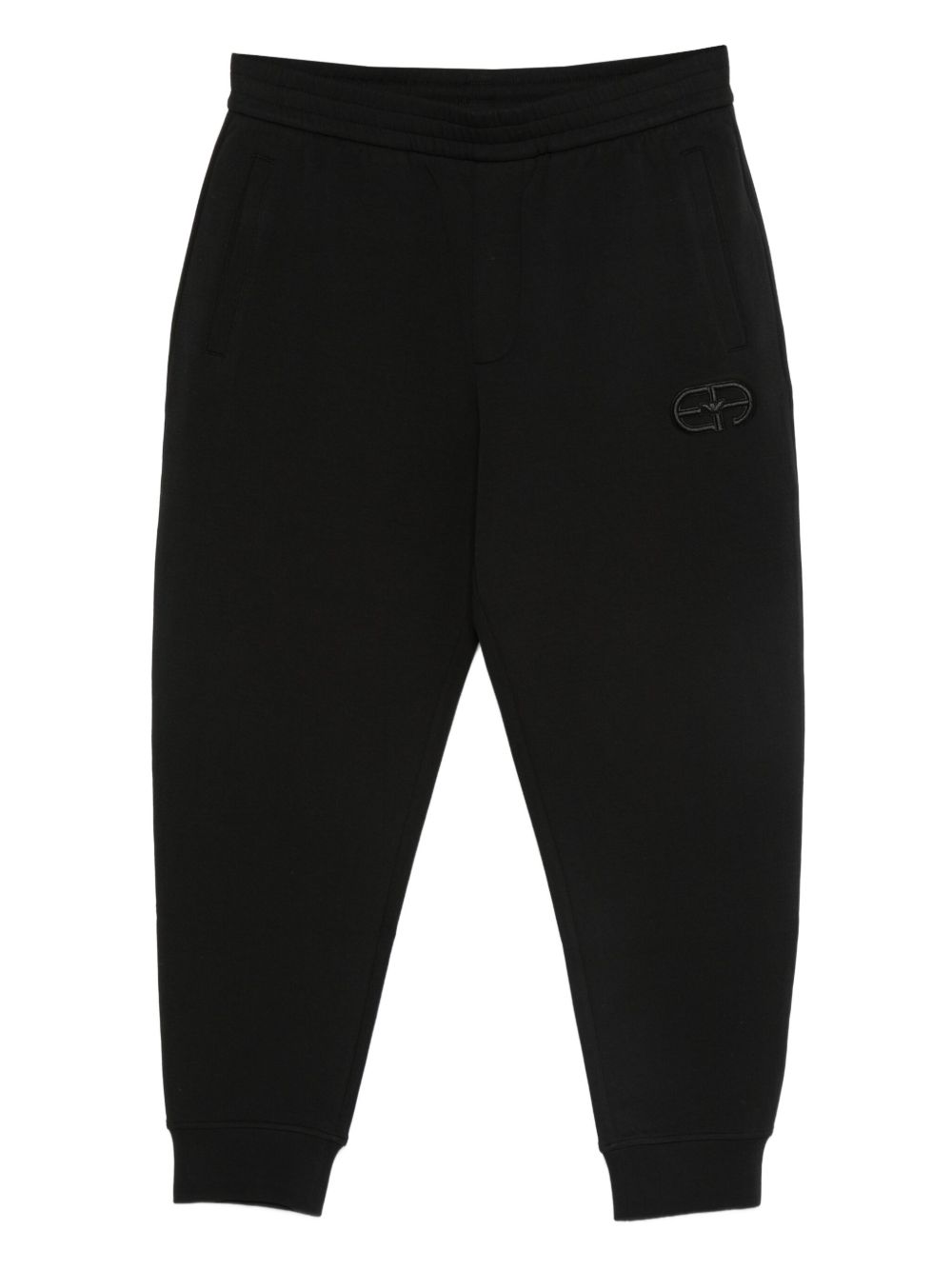 Emporio Armani Logo-embroidered cuffed track pants Emporio Armani 