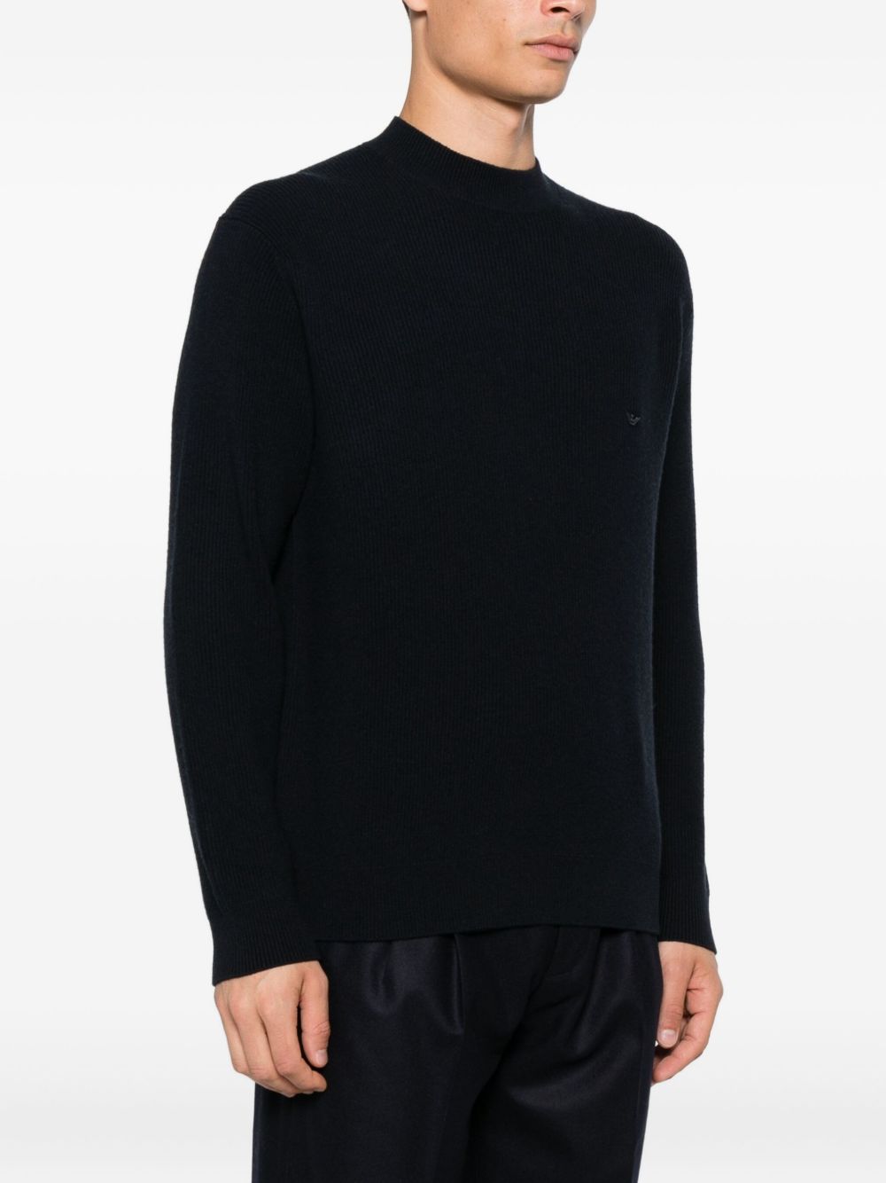 Emporio Armani Ribbed crew-neck sweater Emporio Armani 