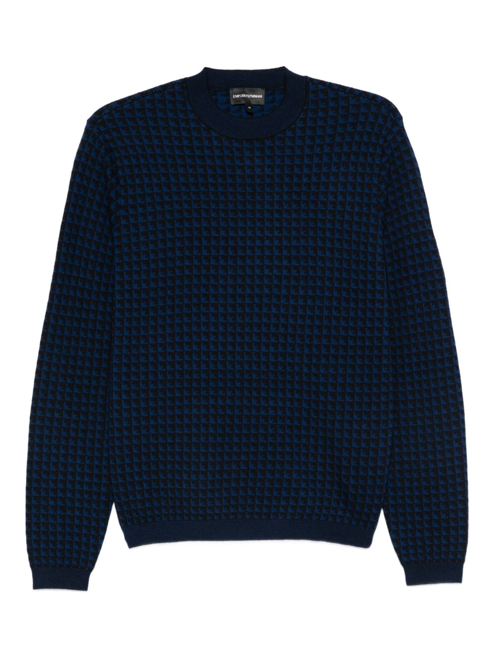 Emporio Armani Houndstooth wool sweater Emporio Armani 