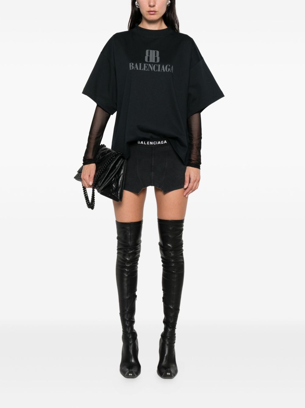 Balenciaga T-shirts and Polos Black Balenciaga