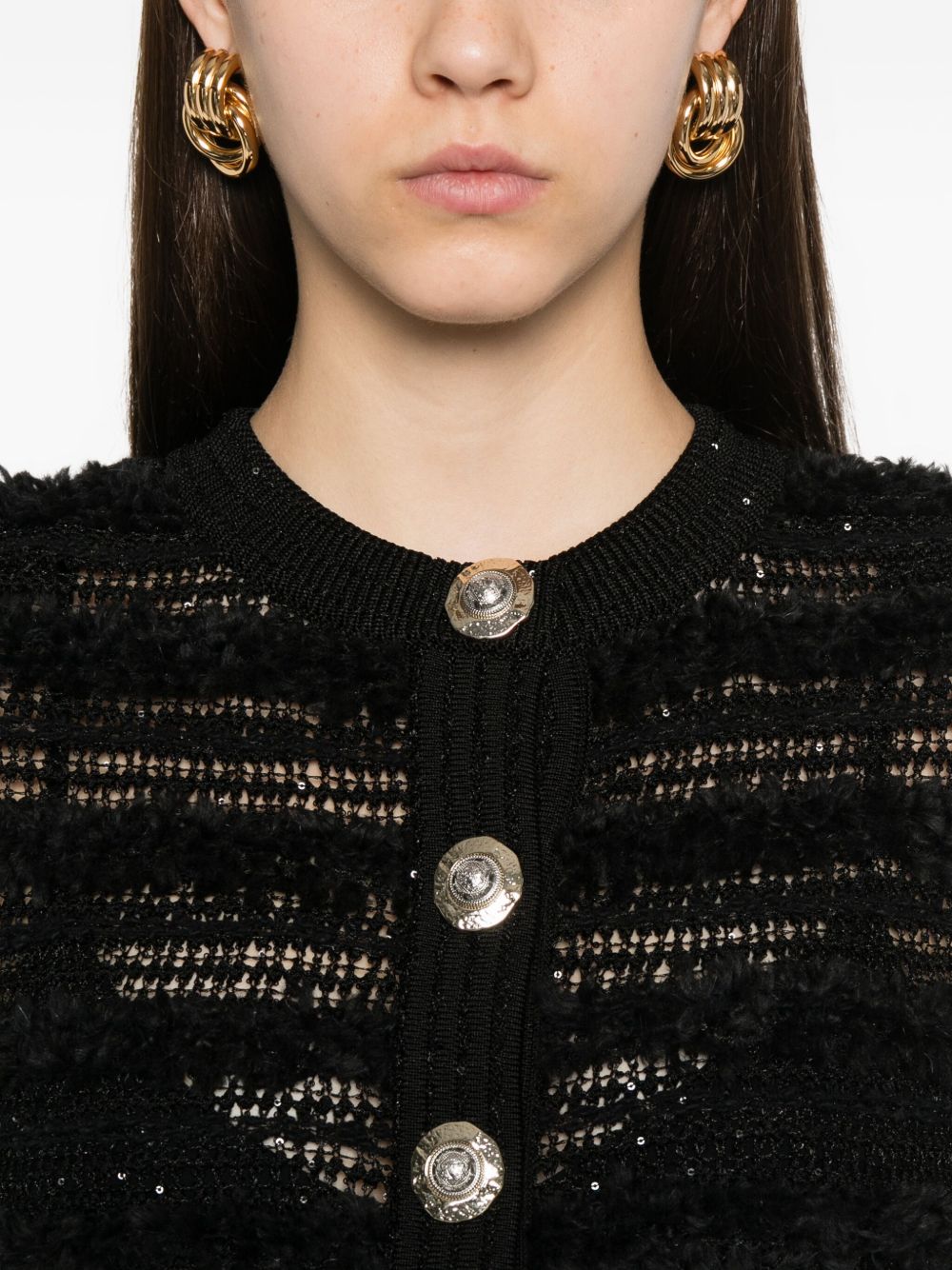 Balmain Sequin-embellished cardigan Balmain