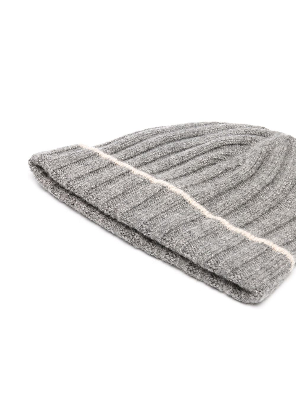 Brunello Cucinelli Cashmere two-tone beanie Brunello Cucinelli