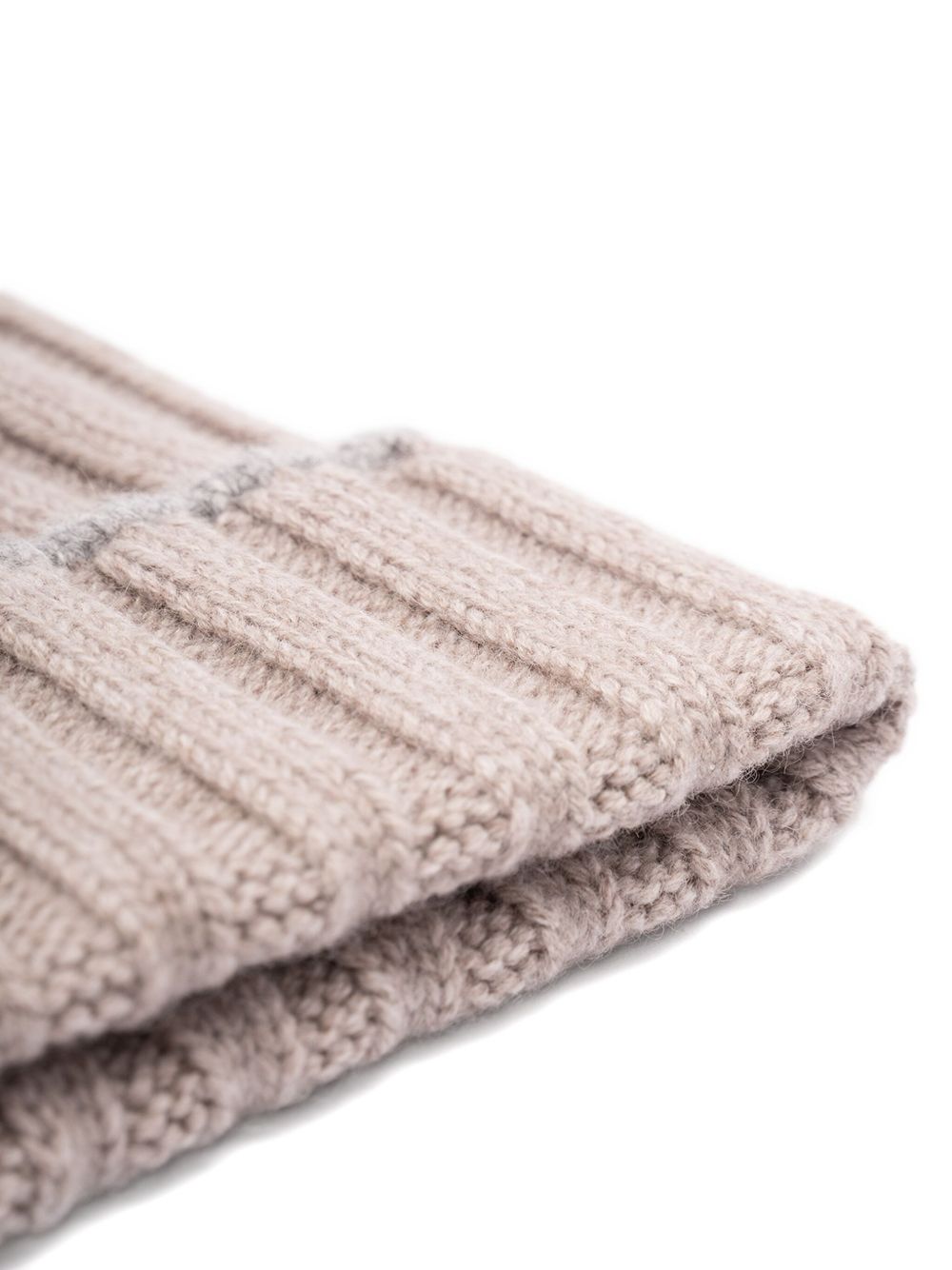 Brunello Cucinelli Cashmere Rib Knit Beanie Brunello Cucinelli