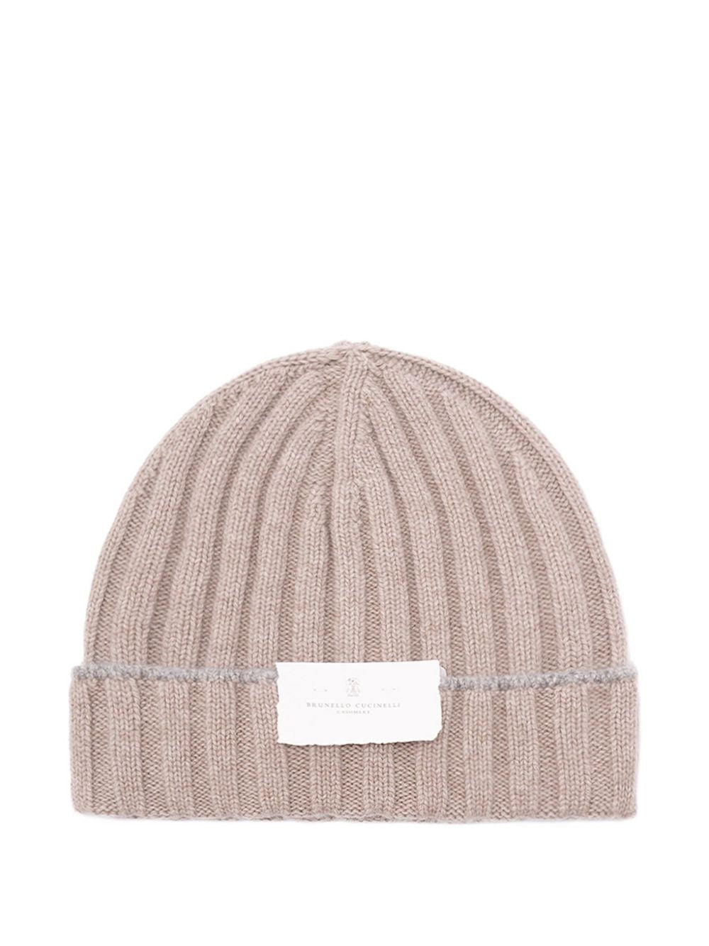 Brunello Cucinelli Cashmere Rib Knit Beanie Brunello Cucinelli