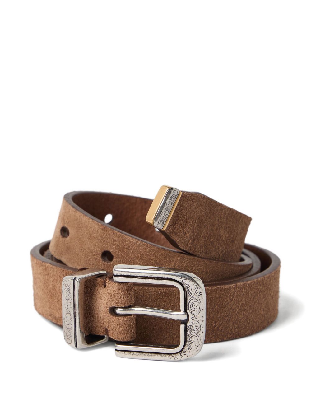 Brunello Cucinelli buckle-fastening leather belt Brunello Cucinelli