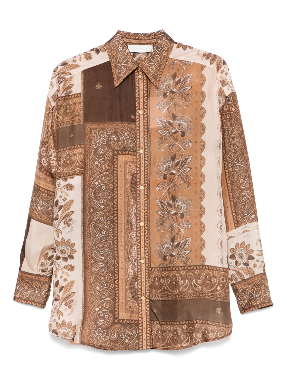 Zimmermann Shirts Brown Zimmermann