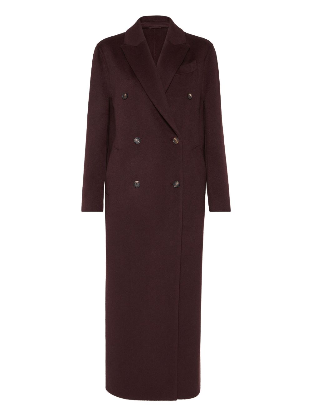 Brunello Cucinelli Coats Bordeaux Brunello Cucinelli