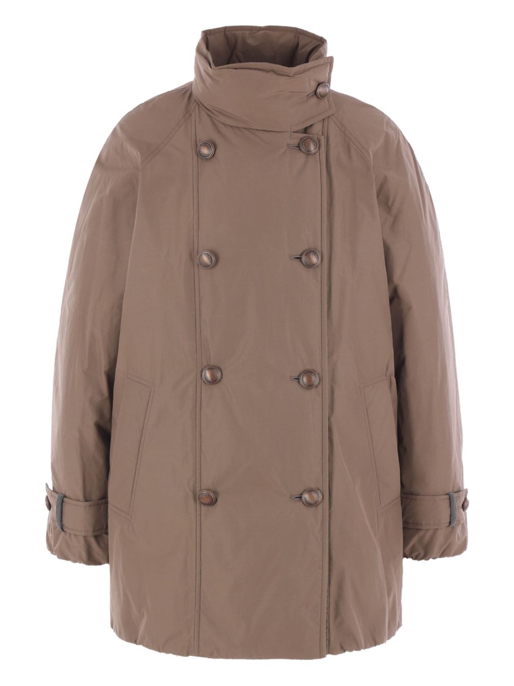 Brunello Cucinelli Coats Beige Brunello Cucinelli