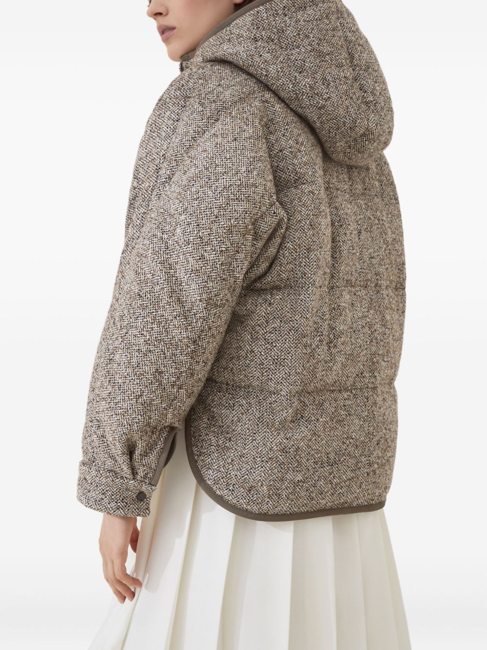 Brunello Cucinelli Coats Beige Brunello Cucinelli